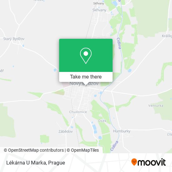 Lékárna U Marka map