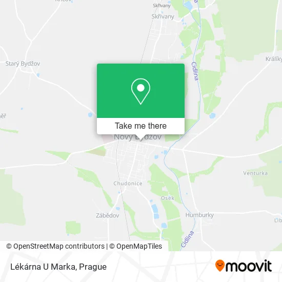 Карта Lékárna U Marka