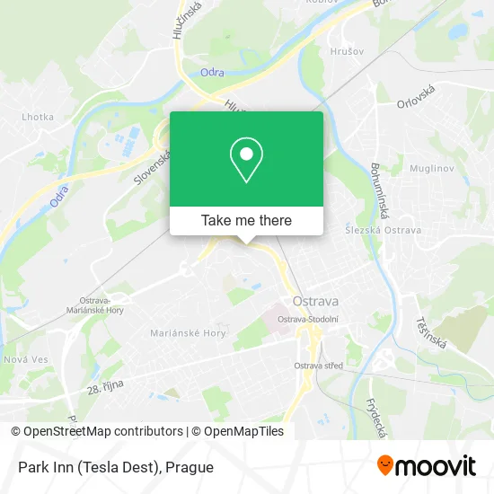 Карта Park Inn (Tesla Dest)