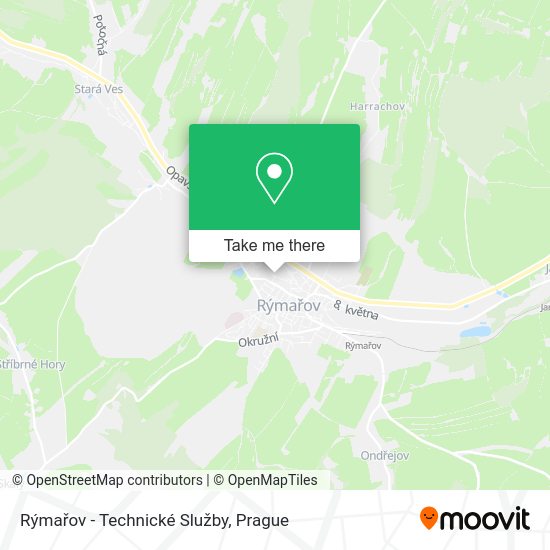 Rýmařov - Technické Služby map