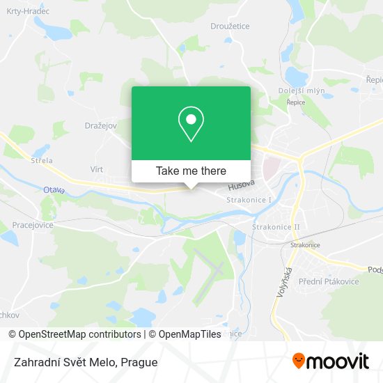 Zahradní Svět Melo map
