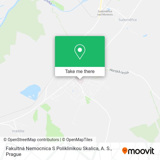 Fakultná Nemocnica S Poliklinikou Skalica, A. S. map
