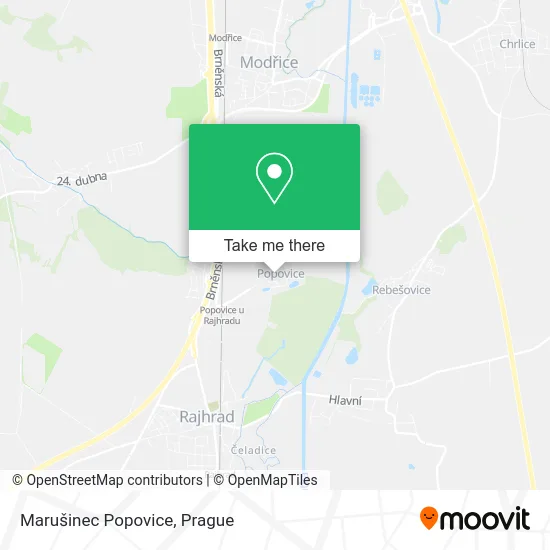 Карта Marušinec Popovice