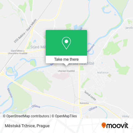 Městská Tržnice map