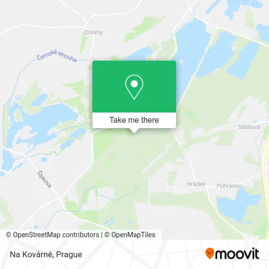 Карта Na Kovárně