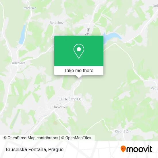 Карта Bruselská Fontána