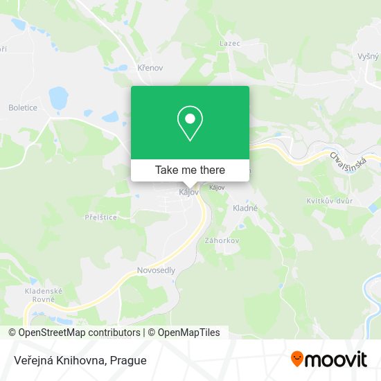 Veřejná Knihovna map