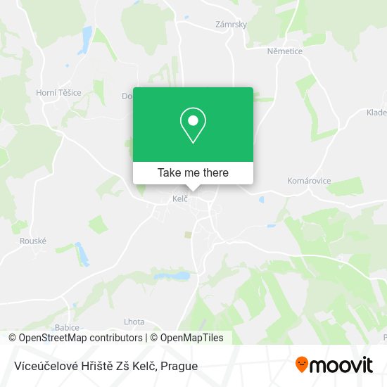 Víceúčelové Hřiště Zš Kelč map