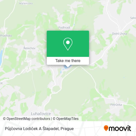 Půjčovna Lodiček A Šlapadel map