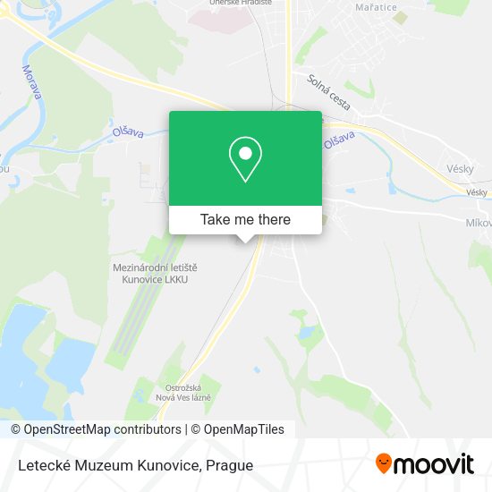 Letecké Muzeum Kunovice map