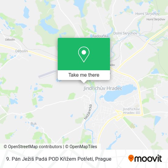 9. Pán Ježíš Padá POD Křížem Potřetí map
