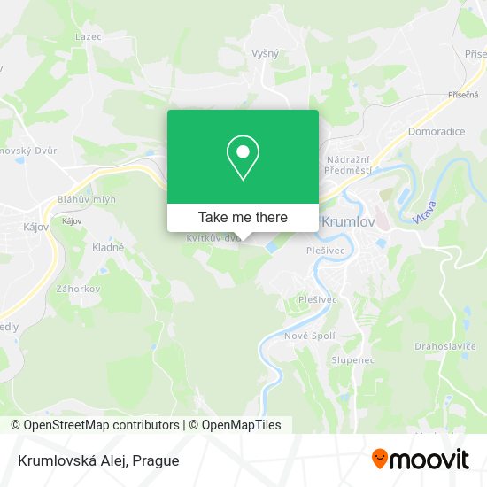 Карта Krumlovská Alej