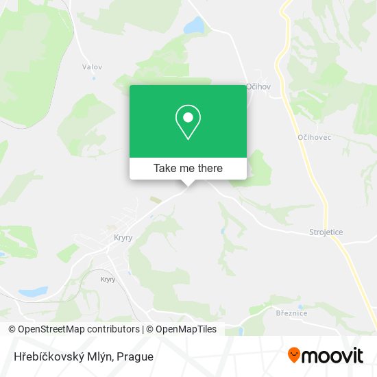 Hřebíčkovský Mlýn map