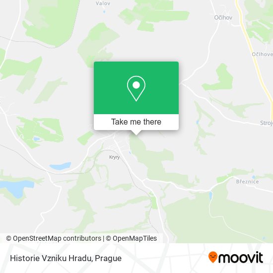 Карта Historie Vzniku Hradu