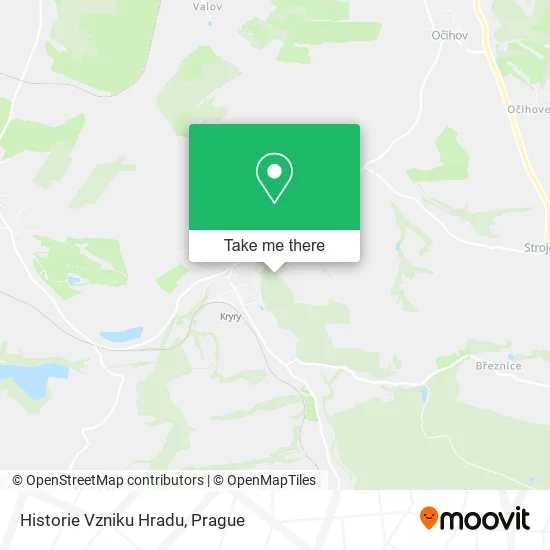 Карта Historie Vzniku Hradu