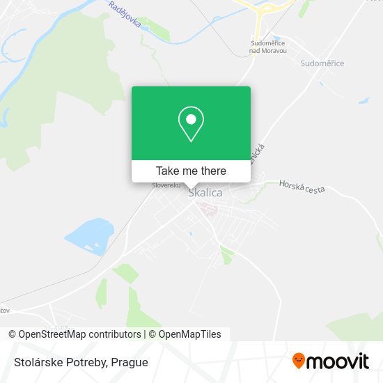 Stolárske Potreby map