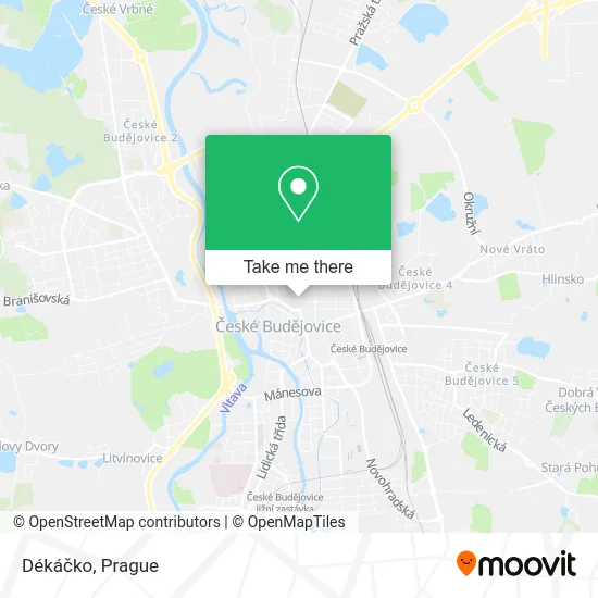 Карта Dékáčko