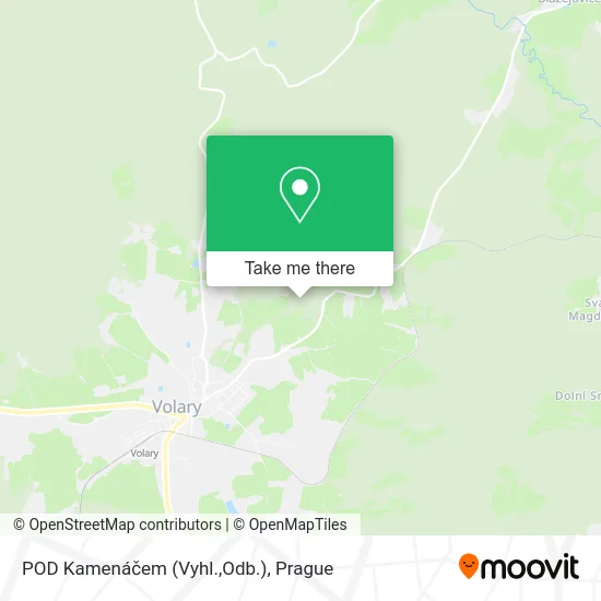 Карта POD Kamenáčem (Vyhl.,Odb.)