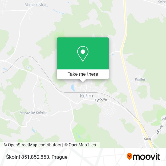 Školní 851,852,853 map