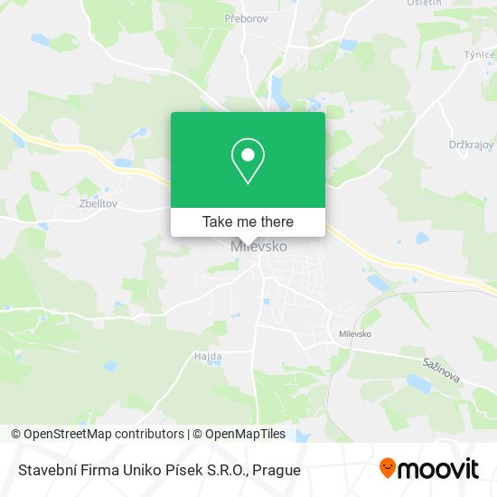 Stavební Firma Uniko Písek S.R.O. map