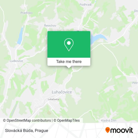 Карта Slovácká Búda
