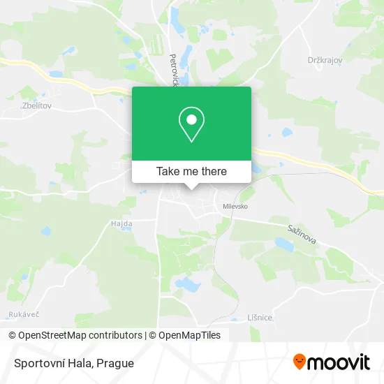 Карта Sportovní Hala