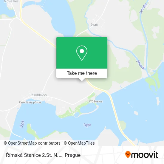 Карта Římská Stanice 2.St. N.L.