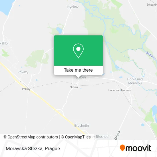Карта Moravská Stezka