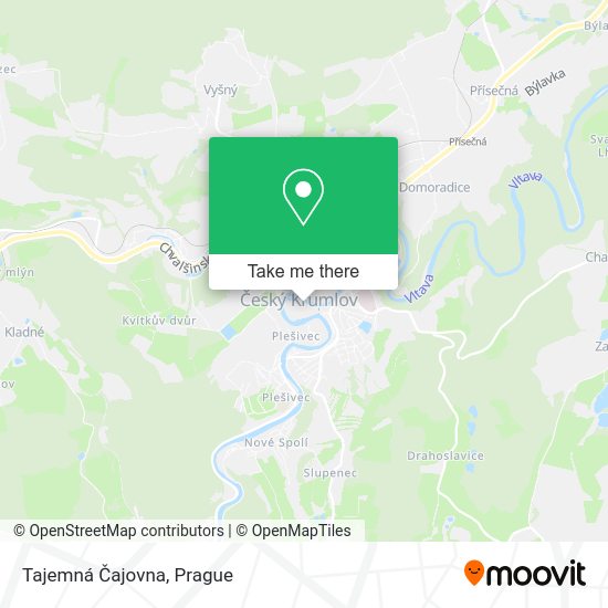Tajemná Čajovna map