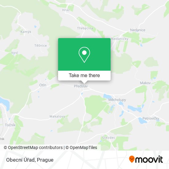Obecní Úřad map