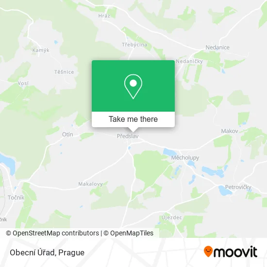 Карта Obecní Úřad