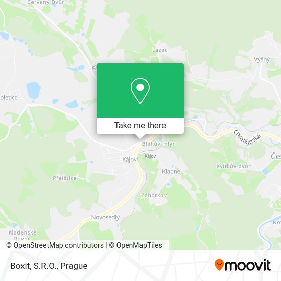 Карта Boxit, S.R.O.