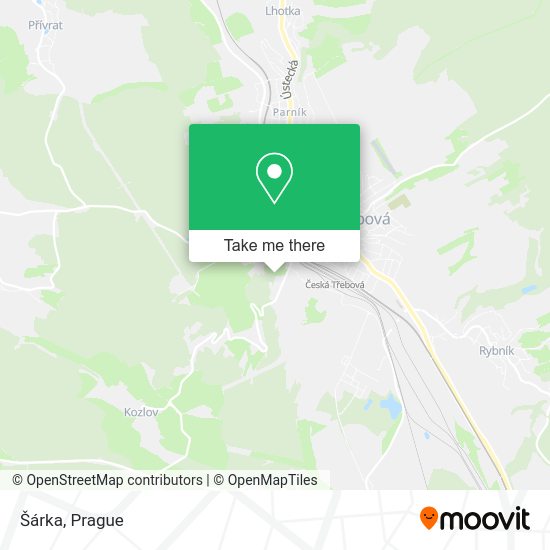 Карта Šárka
