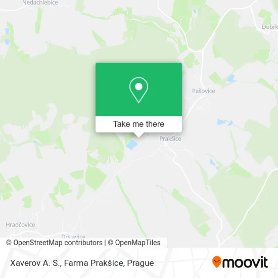 Карта Xaverov A. S., Farma Prakšice