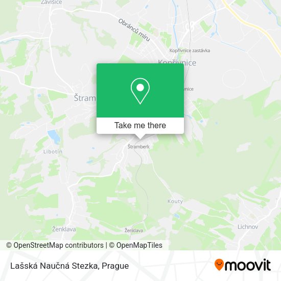 Lašská Naučná Stezka map