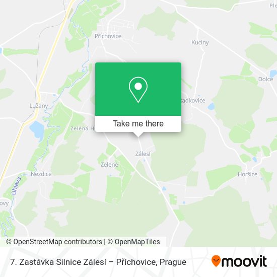 7. Zastávka Silnice Zálesí – Příchovice map