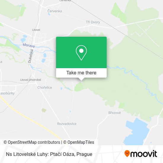 Ns Litovelské Luhy: Ptačí Oáza map