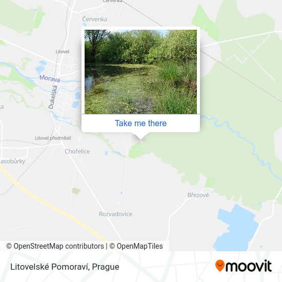 Litovelské Pomoraví map