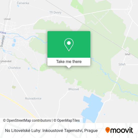Ns Litovelské Luhy: Inkoustové Tajemství map