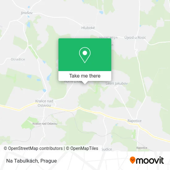 Карта Na Tabulkách