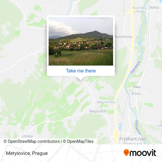 Карта Metylovice