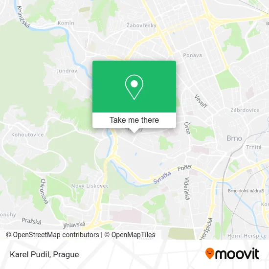 Карта Karel Pudil