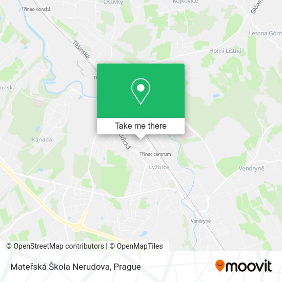Mateřská Škola Nerudova map