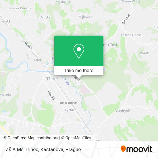 Zš A Mš Třinec, Kaštanová map