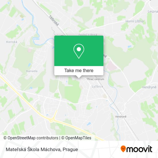 Mateřská Škola Máchova map