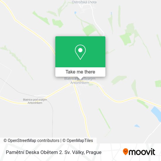 Pamětní Deska Obětem 2. Sv. Války map