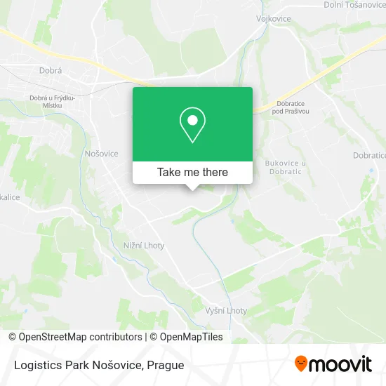 Карта Logistics Park Nošovice