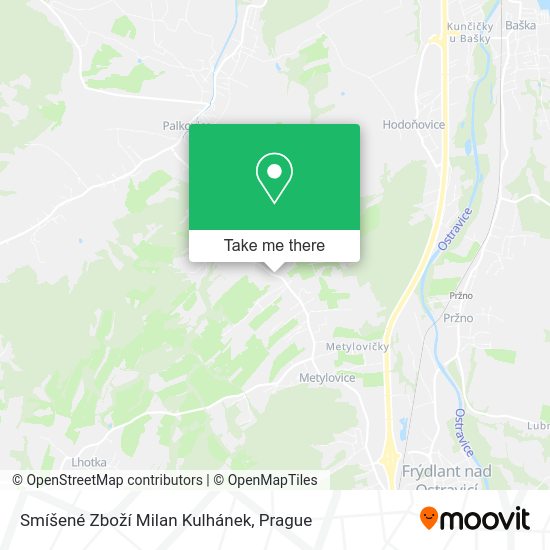 Smíšené Zboží Milan Kulhánek map
