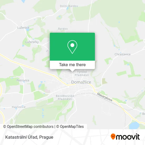 Карта Katastrální Úřad