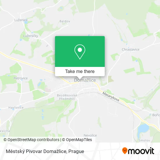Карта Městský Pivovar Domažlice
